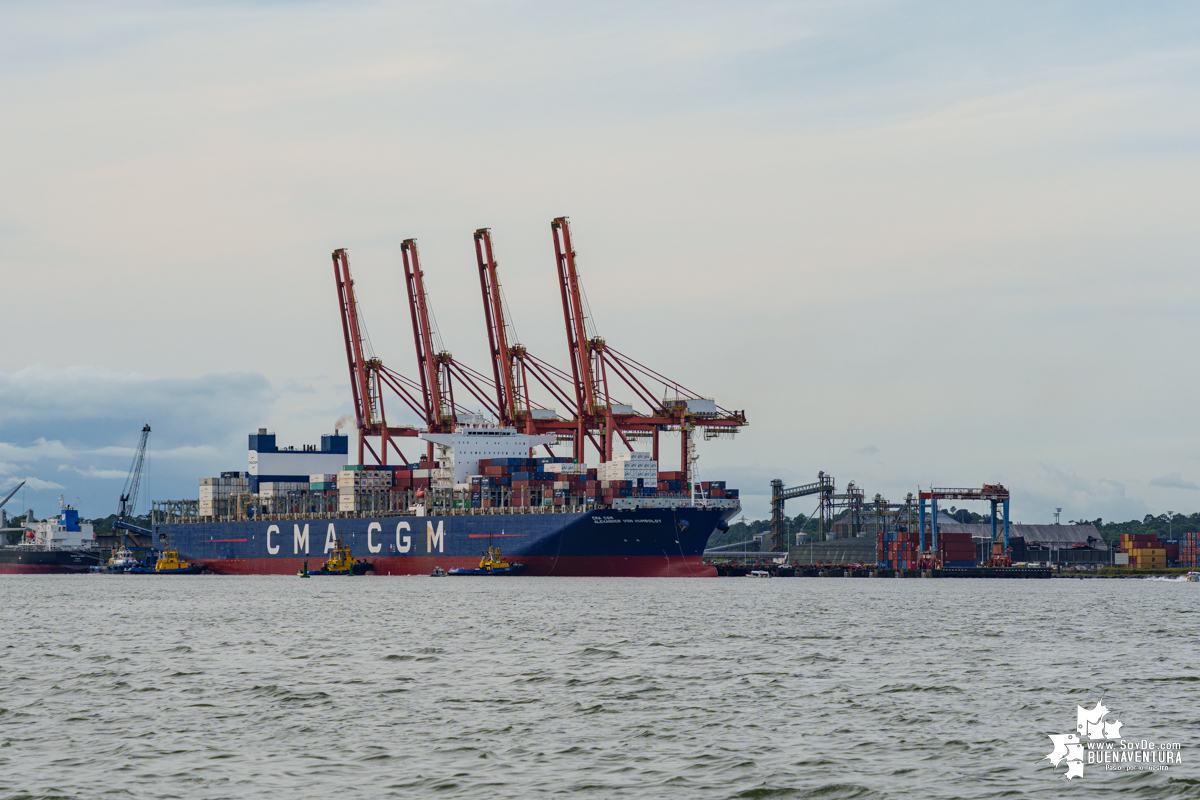 El Puerto Aguadulce recibió el buque más grande en llegar a Sudamérica