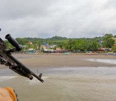 Con sobrevuelo en helicóptero se verifica seguridad de turistas en las playas en Buenaventura