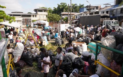 El Biotrueque impulsa la cultura del reciclaje y el cuidado ambiental en la comuna 11 de Buenaventura
