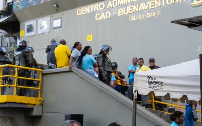 El Sindicato SUNET mantiene protesta en Buenaventura y rechaza señalamientos de la Administración Distrital