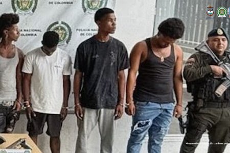 Fueron asegurados 5 presuntos integrante de Los Shottas señalado de homicidios y amenazas a turistas en La Bocana en marzo y junio de 2025