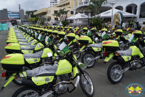 100 motocicletas fueron entregadas al Distrito Especial de Policía  Buenaventura 