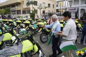 100 motocicletas fueron entregadas al Distrito Especial de Policía  Buenaventura 