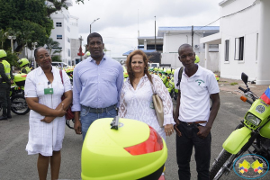 100 motocicletas fueron entregadas al Distrito Especial de Policía  Buenaventura 