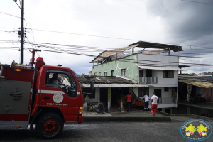 5 viviendas fueron afectadas por ventisca en el barrio Independencia 