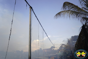 Incendio deja más de 17 casas incineradas en Gamboa