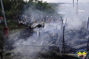 Incendio deja más de 17 casas incineradas en Gamboa