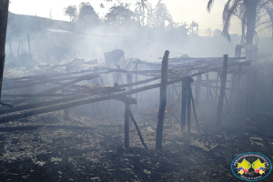 Incendio deja más de 17 casas incineradas en Gamboa