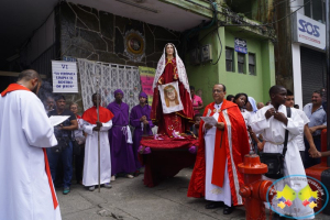 Grupo juvenil Jeshua realizó nuevamente la representación en vivo del Santo Viacrucis en Buenaventura