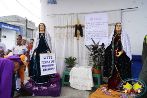 Grupo juvenil Jeshua realizó nuevamente la representación en vivo del Santo Viacrucis en Buenaventura