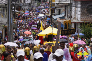 Grupo juvenil Jeshua realizó nuevamente la representación en vivo del Santo Viacrucis en Buenaventura