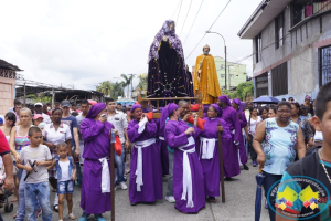 Grupo juvenil Jeshua realizó nuevamente la representación en vivo del Santo Viacrucis en Buenaventura