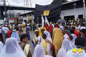 Grupo juvenil Jeshua realizó nuevamente la representación en vivo del Santo Viacrucis en Buenaventura