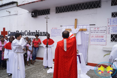 Grupo juvenil Jeshua realizó nuevamente la representación en vivo del Santo Viacrucis en Buenaventura