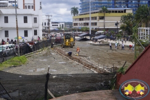 Bulevar del Centro de Buenaventura presenta un avance del 70 porciento 