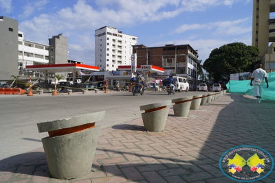 Bolardos del Bulevar del Centro están siendo dañados por inescrupulosos