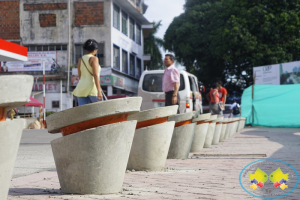 Bolardos del Bulevar del Centro están siendo dañados por inescrupulosos