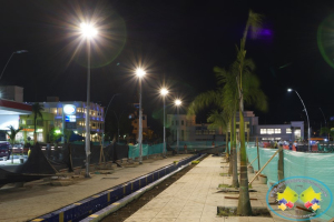 La iluminación del bulevar del Centro de Buenaventura cumple todas las normas y estará a la altura de los bulevares de Europa