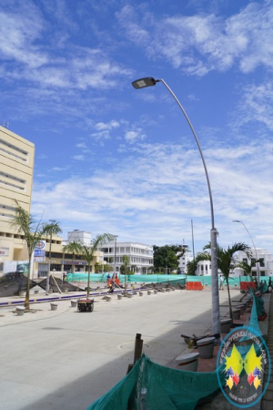 La iluminación del bulevar del Centro de Buenaventura cumple todas las normas y estará a la altura de los bulevares de Europa