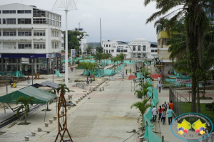 Alerta no pase, Bulevar del Centro de Buenaventura en construcción