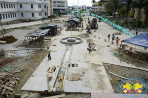 Alerta no pase, Bulevar del Centro de Buenaventura en construcción