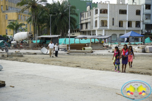 Alerta no pase, Bulevar del Centro de Buenaventura en construcción