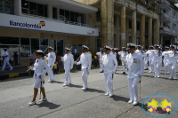 En Buenaventura también se realizó el desfile del Día de la Independencia de Colombia