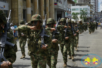 En Buenaventura también se realizó el desfile del Día de la Independencia de Colombia