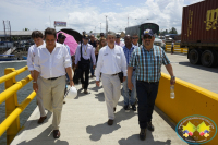 Vicepresidente German Vargas Lleras dio paso protocolario por el nuevo puente El Piñal de Buenaventura 