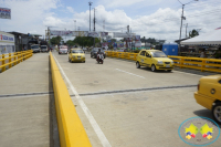 Vicepresidente German Vargas Lleras dio paso protocolario por el nuevo puente El Piñal de Buenaventura 