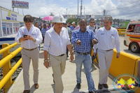 Vicepresidente German Vargas Lleras dio paso protocolario por el nuevo puente El Piñal de Buenaventura 