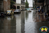 Buena parte del centro de Buenaventura se inundó por fuerte aguacero