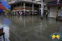 Buena parte del centro de Buenaventura se inundó por fuerte aguacero