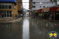 Buena parte del centro de Buenaventura se inundó por fuerte aguacero