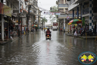 Buena parte del centro de Buenaventura se inundó por fuerte aguacero