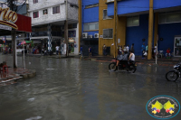 Buena parte del centro de Buenaventura se inundó por fuerte aguacero