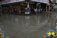 Buena parte del centro de Buenaventura se inundó por fuerte aguacero