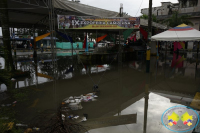 Buena parte del centro de Buenaventura se inundó por fuerte aguacero