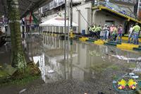 Buena parte del centro de Buenaventura se inundó por fuerte aguacero