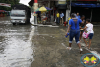 Buena parte del centro de Buenaventura se inundó por fuerte aguacero