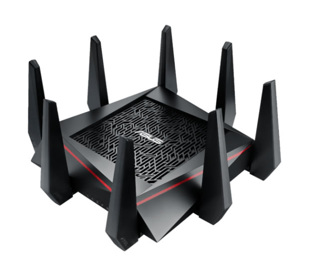 Este router de ASUS tiene 8 antenas y es el más rápido del mundo