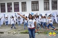 Candidata a la Alcaldía de Buenaventura Elvia Lucy Abonce se toma las calles de Buenaventura 
