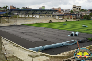 Polideportivo del barrio La Independencia se entregará a finales de octubre