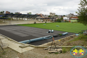 Polideportivo del barrio La Independencia se entregará a finales de octubre