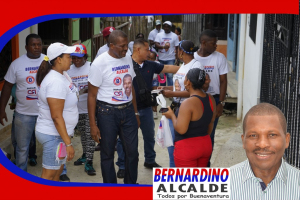 Bernardino Quiñones visitó algunos sectores de los barrios Rockefeller, Modelo, María Eugenia y Bellavista en puerta a puerta