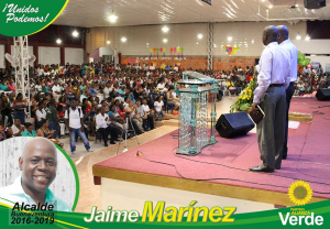 Jaime Marínez, recibió apoyo multitudinario  por parte de la comunidad cristiana en el “culto de clamor las 3000 trompetas” 