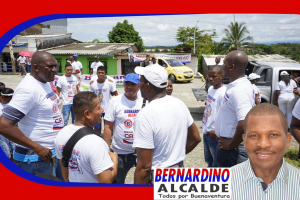 Bernardino Quiñones realizó el cierre de campaña en recorrido por algunos sectores de Miraflores y el Oriente