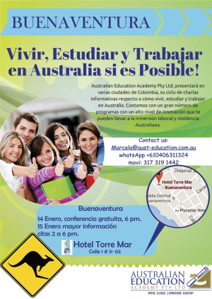 Conferencia Gratuita: Viva, estudie y trabaje en Australia este 14 y 15 de enero