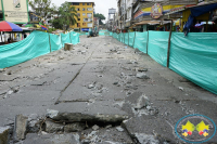 Se iniciaron los trabajos de repavimentación de la Calle 5ª