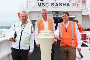 Aguadulce inició operaciones con la llegada de la Motonave MSC Sasha